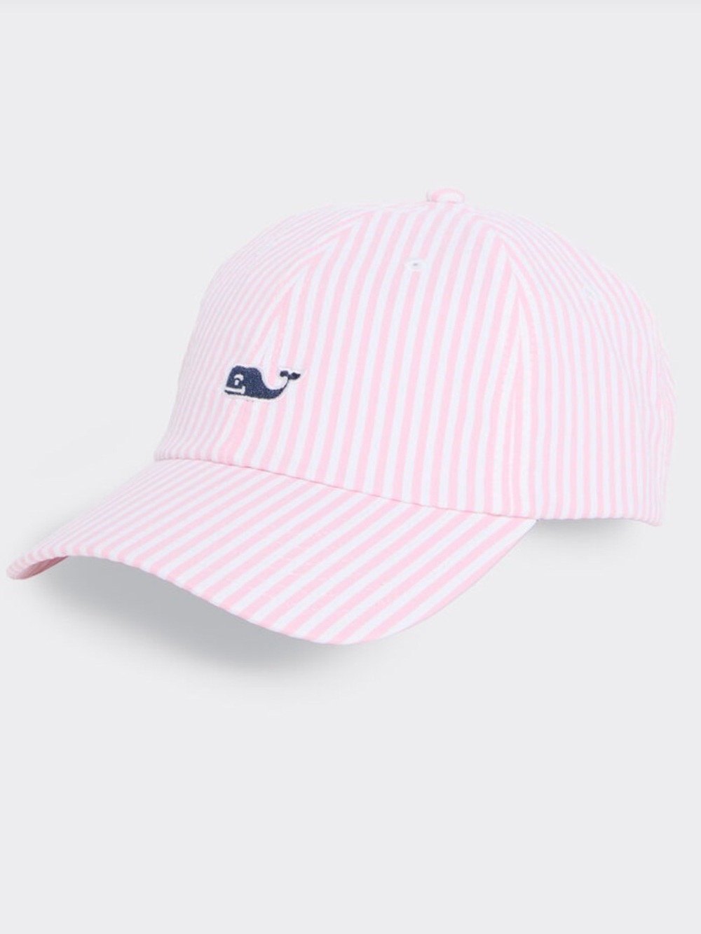 Pink- Harbor Seersucker Baseball Hat